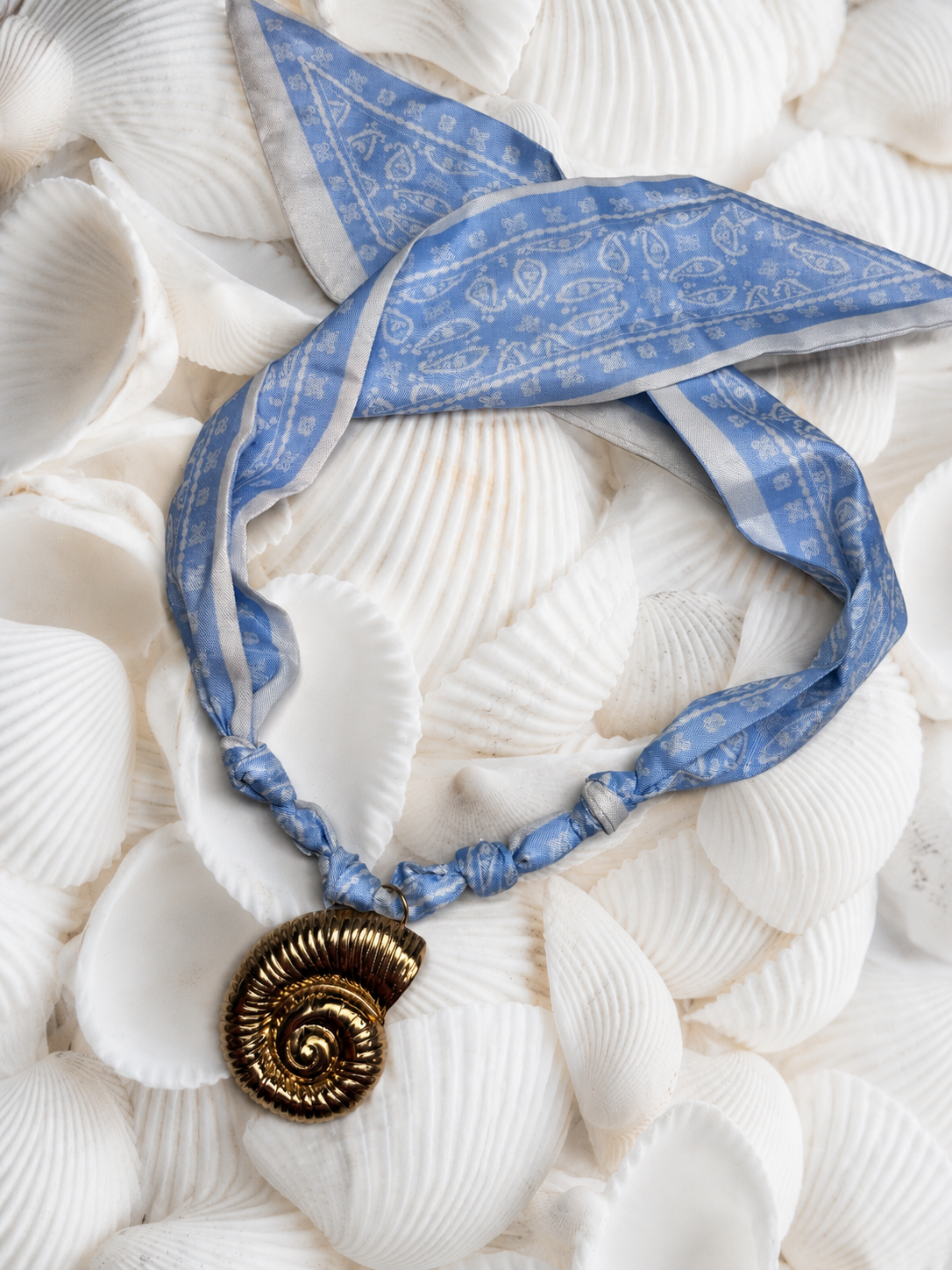 Azure Shell Necklace