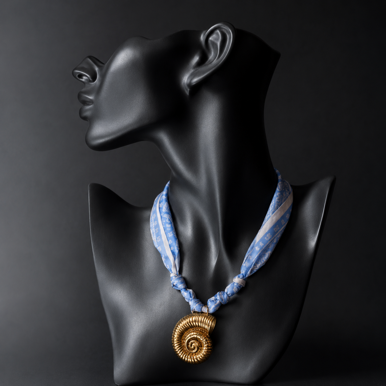 Azure Shell Necklace